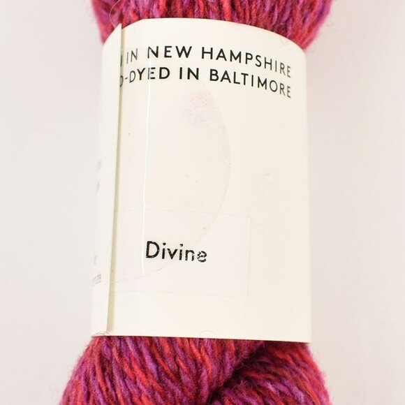 Plied Yarns North Ave 100% Wool Yarn 215 Yards Hand-Dyed Color Divine - Picture 4 of 4